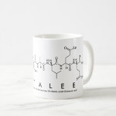 Mug du nom du peptide Natalee (Devant droit)