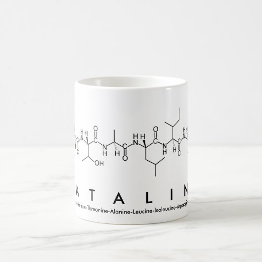 Mug du nom du peptide Natalina (Centre)