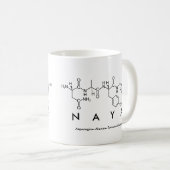 Mug du nom du peptide Naya (Devant droit)