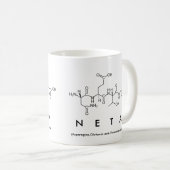 Mug du nom du peptide Neta (Devant droit)
