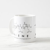 Mug du nom du peptide niène (Devant gauche)