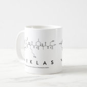Mug du nom du peptide Niklas (Devant gauche)