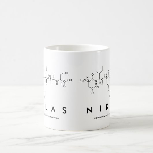 Mug du nom du peptide Niklas (Centre)