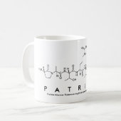 Mug du nom du peptide Patrica (Devant gauche)