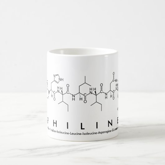 Mug du nom du peptide Philine (Centre)