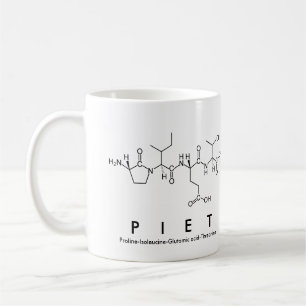 Mug du nom du peptide pipet