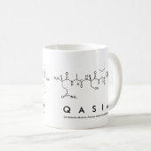 Mug du nom du peptide Qasim (Devant droit)