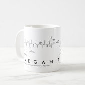Mug du nom du peptide Raegan (Devant gauche)