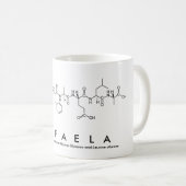 Mug du nom du peptide Rafaela (Devant droit)