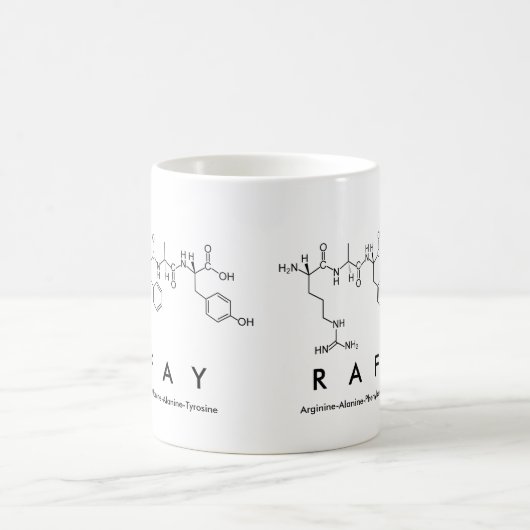 Mug du nom du peptide Rafay (Centre)