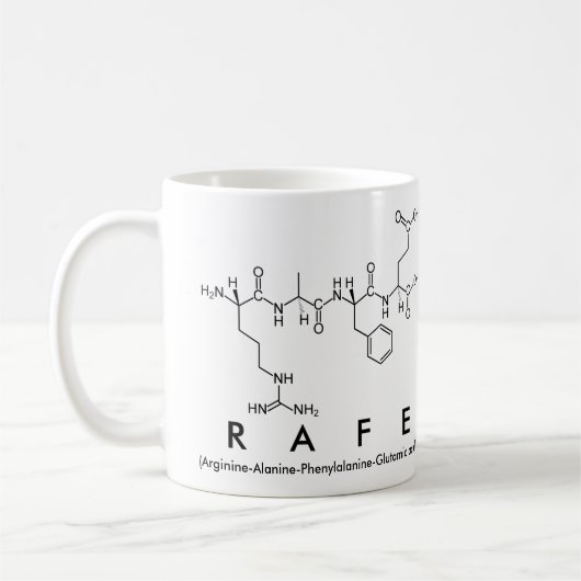 Mug du nom du peptide Rafe (Gauche)