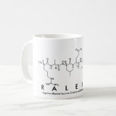 Mug du nom du peptide Raleigh (Devant gauche)