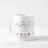 Mug du nom du peptide Rashid (Devant gauche)