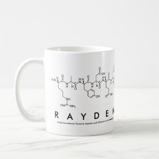 Mug du nom du peptide Rayden (Gauche)