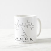 Mug du nom du peptide Raymond (Devant droit)