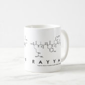 Mug du nom du peptide Rayyan (Devant droit)