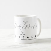 Mug du nom du peptide Reagan (Devant droit)