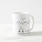Mug du nom du peptide Reiss (Devant droit)