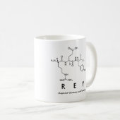 Mug du nom du peptide Rey (Devant droit)