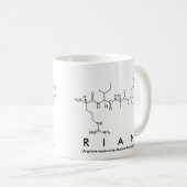 Mug du nom du peptide Rian (Devant droit)
