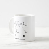 Mug du nom du peptide Rik (Devant gauche)