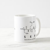 Mug du nom du peptide Sep (Devant droit)
