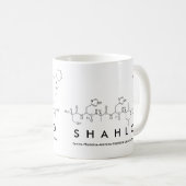 Mug du nom du peptide Shahlo (Devant droit)