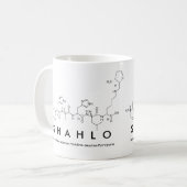 Mug du nom du peptide Shahlo (Devant gauche)
