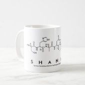 Mug du nom du peptide Shaniya (Devant gauche)