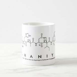 Mug du nom du peptide Shaniya