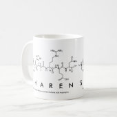 Mug du nom du peptide Sharen (Devant gauche)