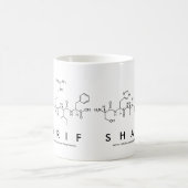 Mug du nom du peptide Sharif (Centre)