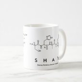 Mug du nom du peptide Shay (Devant droit)