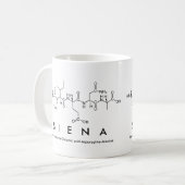 Mug du nom du peptide Siena (Devant gauche)