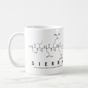 Mug du nom du peptide Sierra
