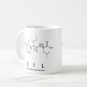 Mug du nom du peptide Sil (Devant gauche)