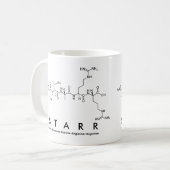 Mug du nom du peptide Starr (Devant gauche)