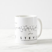 Mug du nom du peptide Stevie (Devant droit)