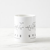 Mug du nom du peptide sylvie (Centre)
