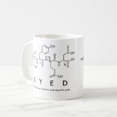 Mug du nom du peptide système (Devant gauche)