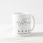 Mug du nom du peptide Syver (Devant droit)