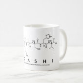 Mug du nom du peptide Takashi (Devant droit)