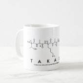 Mug du nom du peptide Takashi (Devant gauche)
