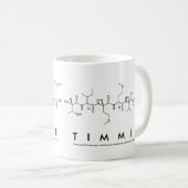 Mug du nom du peptide temporel (Devant droit)