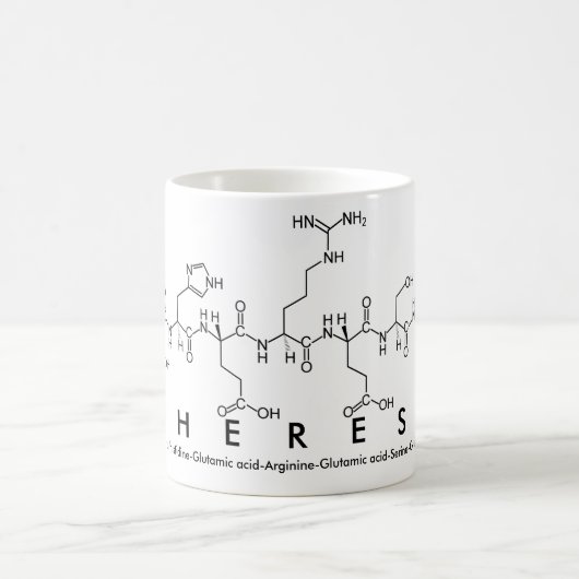 Mug du nom du peptide therèse (Centre)