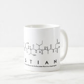Mug du nom du peptide tristien (Devant droit)
