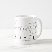 Mug du nom du peptide Tyreek (Devant droit)
