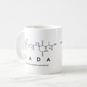 Mug du nom du peptide Vada (Devant gauche)