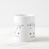 Mug du nom du peptide Vada (Centre)