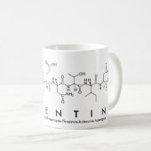 Mug du nom du peptide Valentin (Devant droit)
